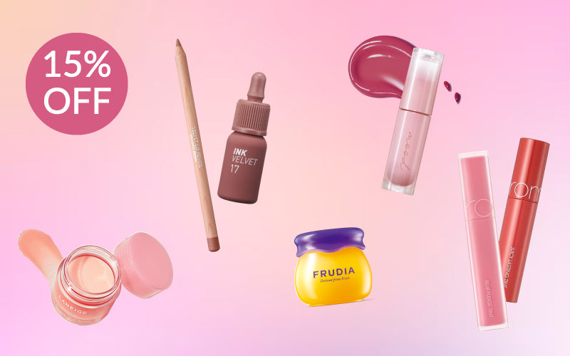 15% Off All Lip Makeup and Lip Care (Ends Wed 24 Apr) (Online + In-Store)