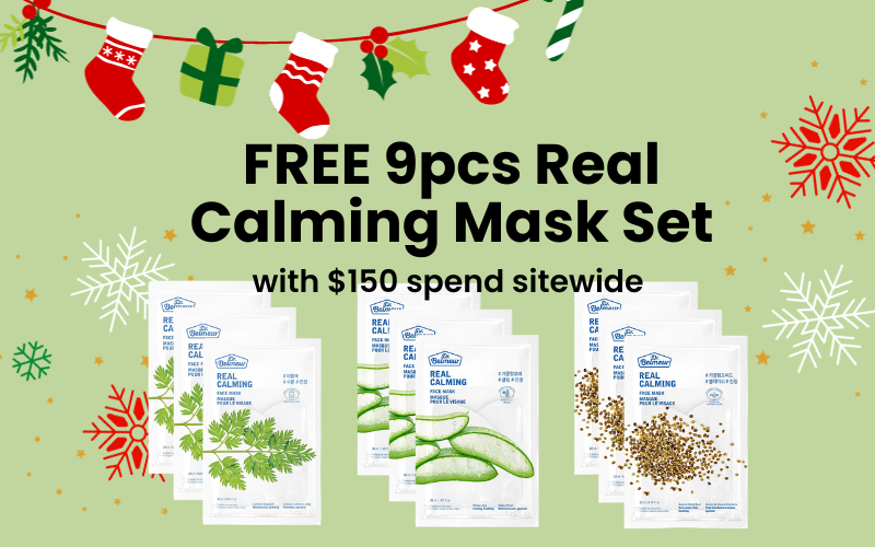 FREE 9pcs Real Calming Mask Set (Ends Mon 11 Dec) (Online Only) BONIIK