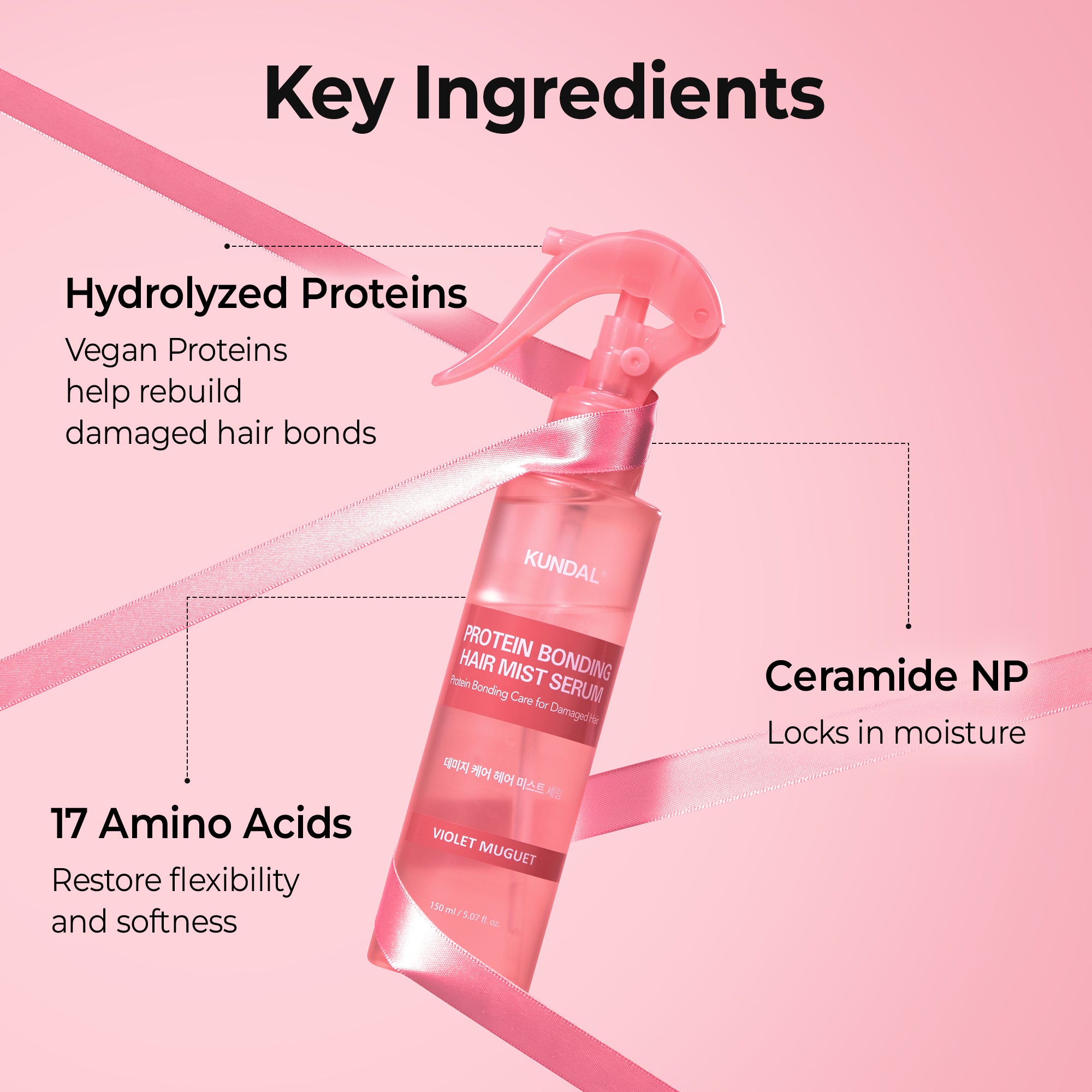 Protein Bonding Hair Mist Serum - Violet Muguet