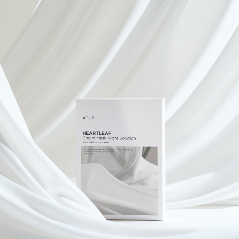 ANUA HEARTLEAF CREAM MASK NIGHT SOLUTION | BONIIK Best Korean Beauty Skincare Makeup Store in Australia