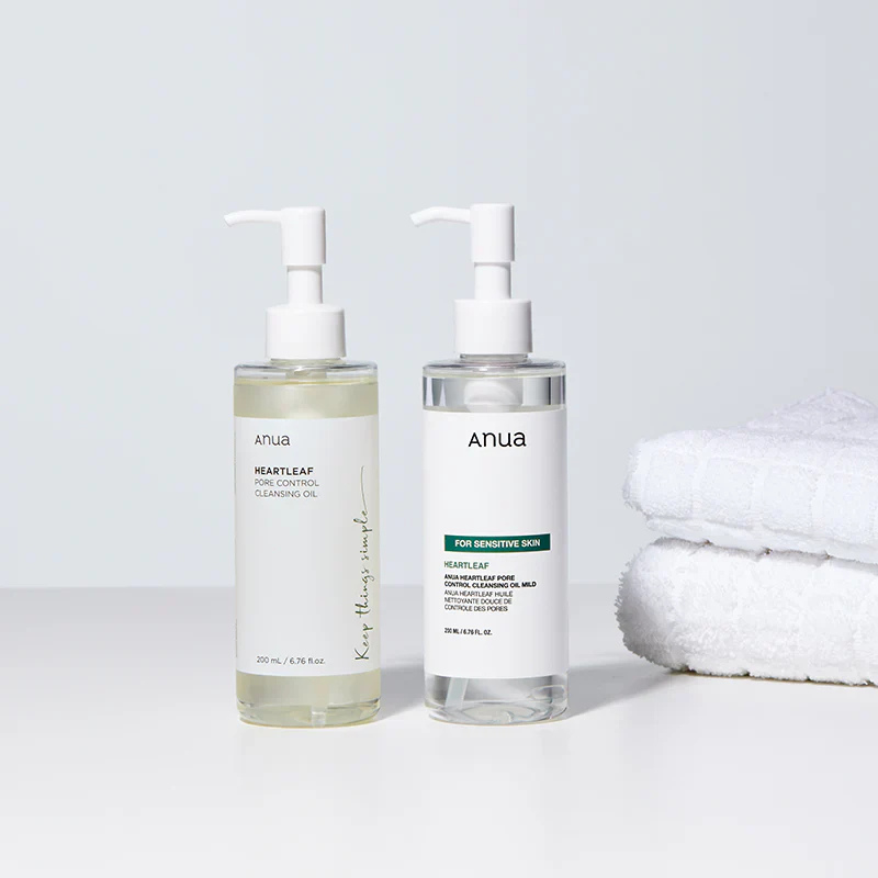 ANUA HEARTLEAF PORE CONTROL CLEANSING OIL MILD | BONIIK Best Korean Beauty Skincare Makeup Store in Australia