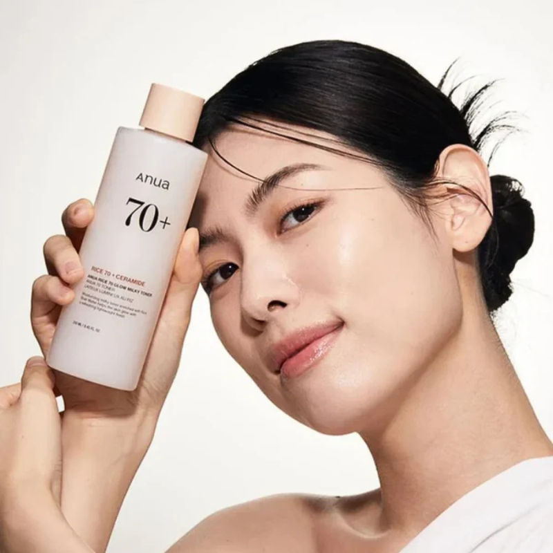 ANUA Rice 70 Glow Milky Toner | BONIIK Best Korean Beauty Skincare Makeup Store in Australia