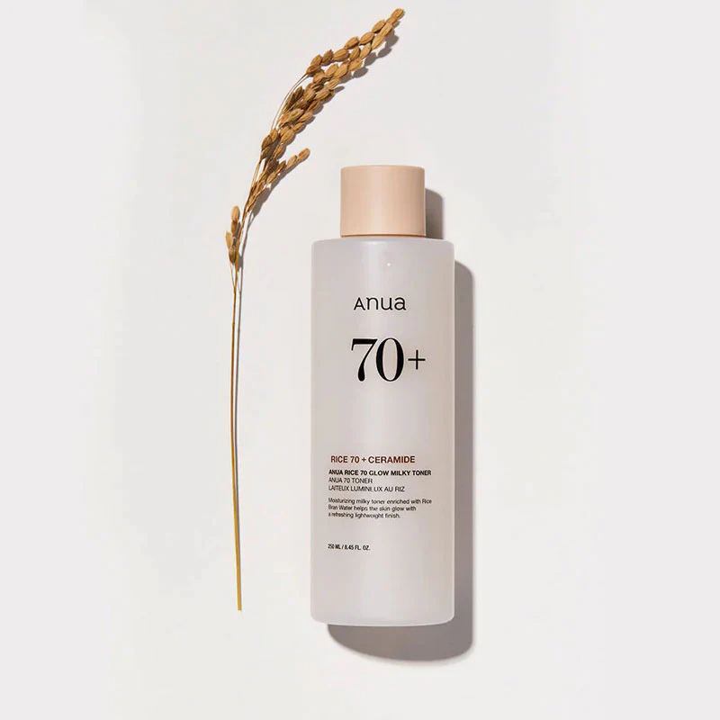 ANUA Rice 70 Glow Milky Toner | BONIIK Best Korean Beauty Skincare Makeup Store in Australia