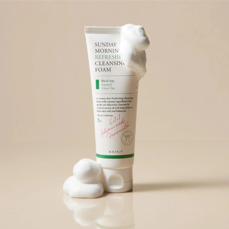 AXIS-Y Sunday Morning Refreshing Cleansing Foam | BONIIK Best Korean Beauty Skincare Makeup Store in Australia