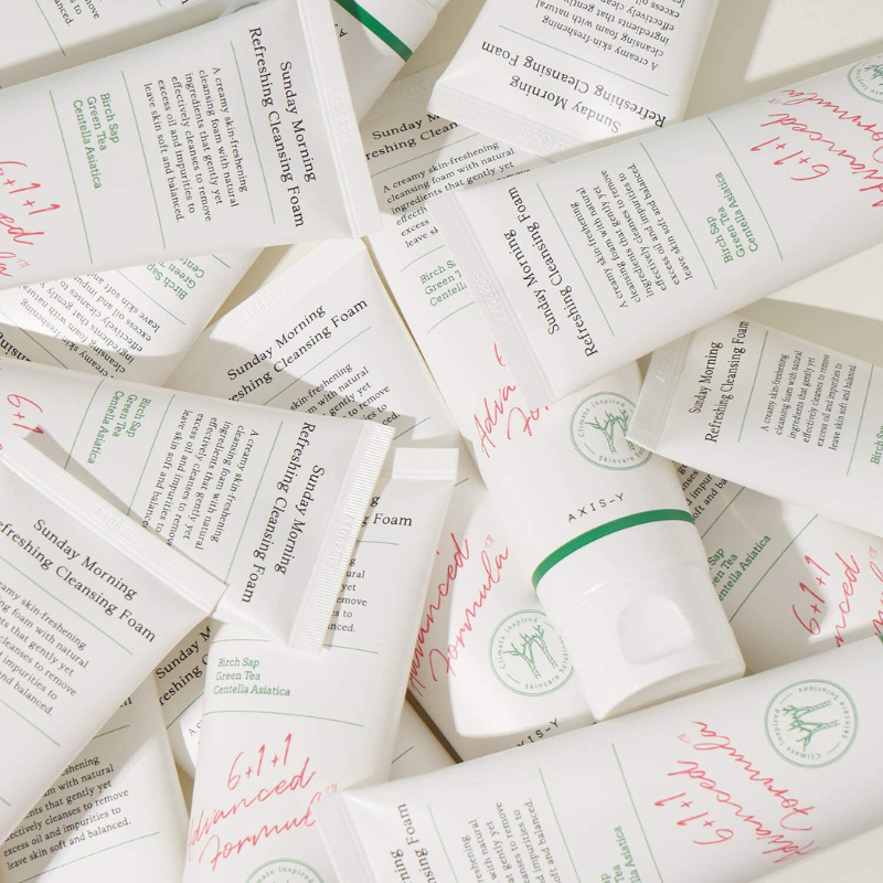 AXIS-Y Sunday Morning Refreshing Cleansing Foam | BONIIK Best Korean Beauty Skincare Makeup Store in Australia