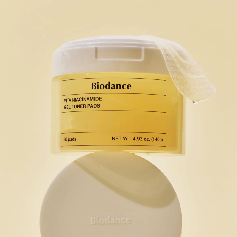 BIODANCE Vita Niacinamide Gel Toner Pads | BONIIK Best Korean Beauty Skincare Makeup Store in Australia