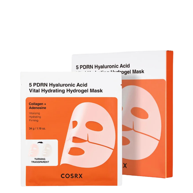 5 PDRN Hyaluronic Acid Vital Hydrating Hydrogel Mask (3pcs)
