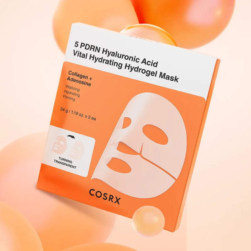 5 PDRN Hyaluronic Acid Vital Hydrating Hydrogel Mask (3pcs)