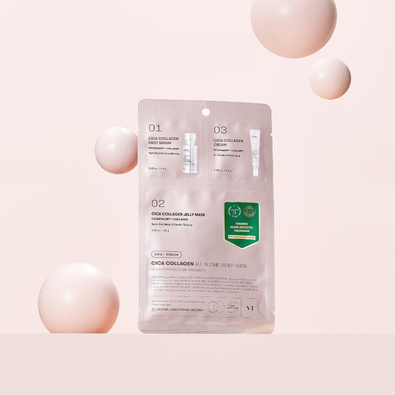 VT CICA COLLAGEN ALL IN ONE 3 STEP MASK | BONIIK Best Korean Beauty Skincare Makeup Store in Australia