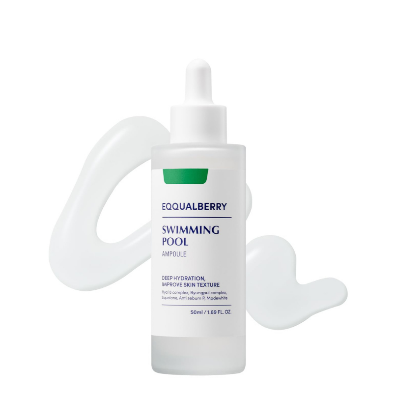 EQQUALBERRY Swimming Pool Ampoule | BONIIK Best Korean Beauty Skincare Makeup Store in Australia