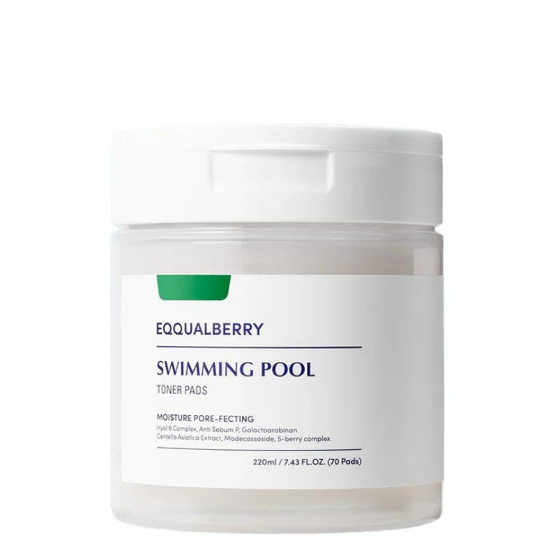 EQQUALBERRY Swimming Pool Toner Pads | BONIIK Best Korean Beauty Skincare Makeup Store in Australia