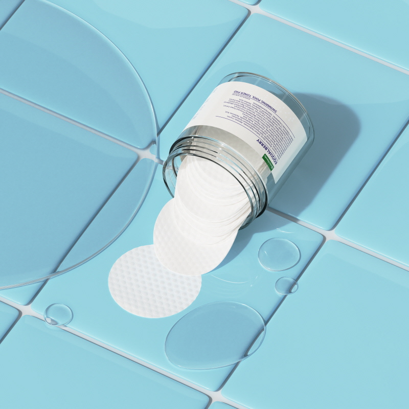 EQQUALBERRY Swimming Pool Toner Pads | BONIIK Best Korean Beauty Skincare Makeup Store in Australia