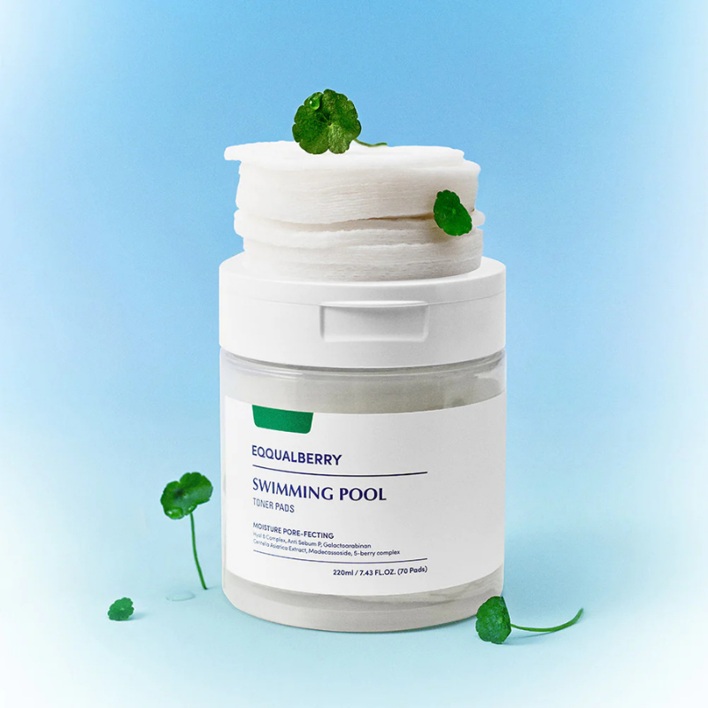 EQQUALBERRY Swimming Pool Toner Pads | BONIIK Best Korean Beauty Skincare Makeup Store in Australia