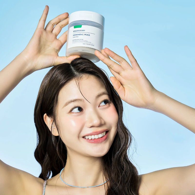 EQQUALBERRY Swimming Pool Toner Pads | BONIIK Best Korean Beauty Skincare Makeup Store in Australia