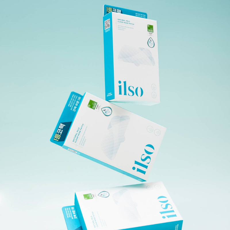 ILSO Natural Mild Clear Nose Patch Box | BONIIK Best Korean Beauty Skincare Makeup Store in Australia