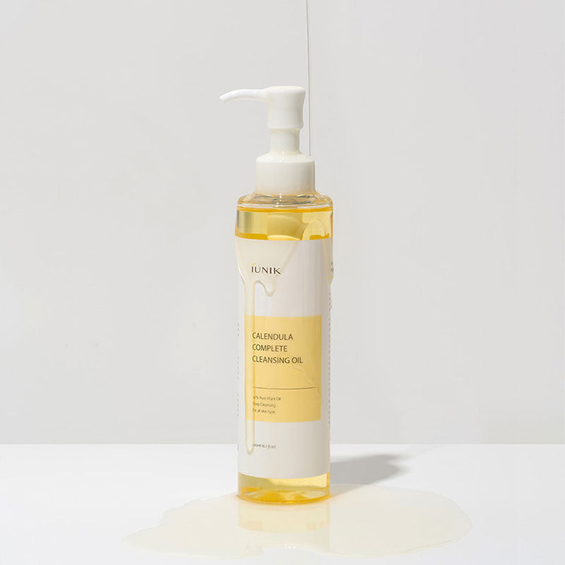IUNIK Calendula Complete Cleansing Oil | Makeup Remover | BONIIK Best Korean Skincare Best Korean Makeup