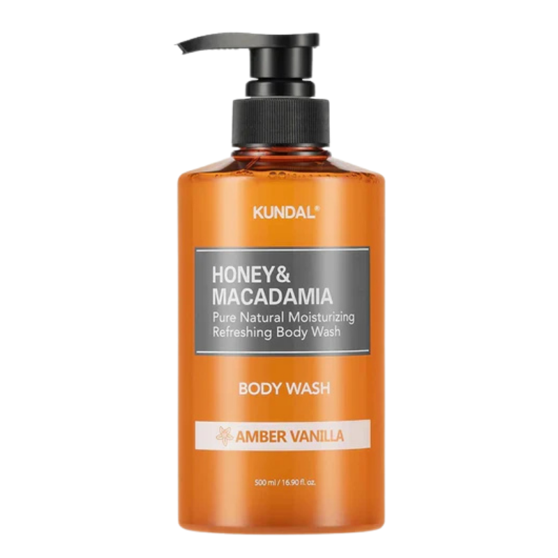 KUNDAL Honey Macadamia Pure Body Wash - Amber Vanilla | BONIIK Best Korean Beauty Skincare Makeup Store in Australia
