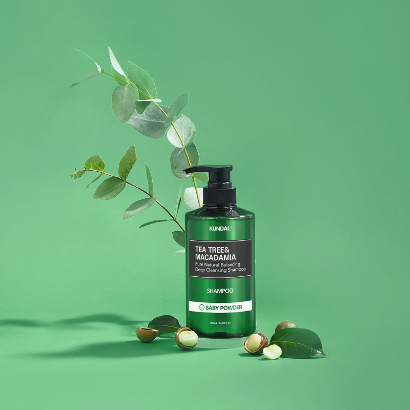 KUNDAL TEATREE MACADAMIA DEEP CLEANSING SHAMPOO | BONIIK Best Korean Beauty Skincare Makeup Store in Australia