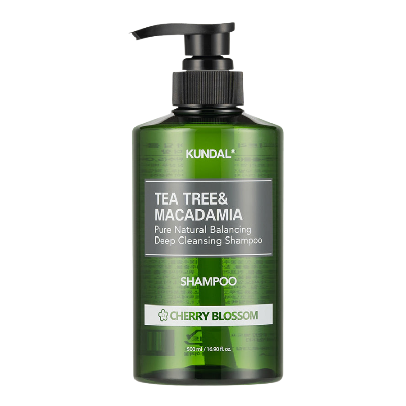 KUNDAL TEATREE MACADAMIA DEEP CLEANSING SHAMPOO | BONIIK Best Korean Beauty Skincare Makeup Store in Australia