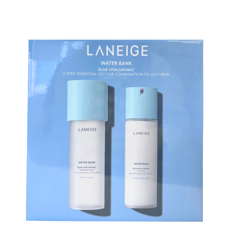 LANEIGE Water Bank Blue Hyaluronic Set 2 For Oily Skin | BONIIK Beauty