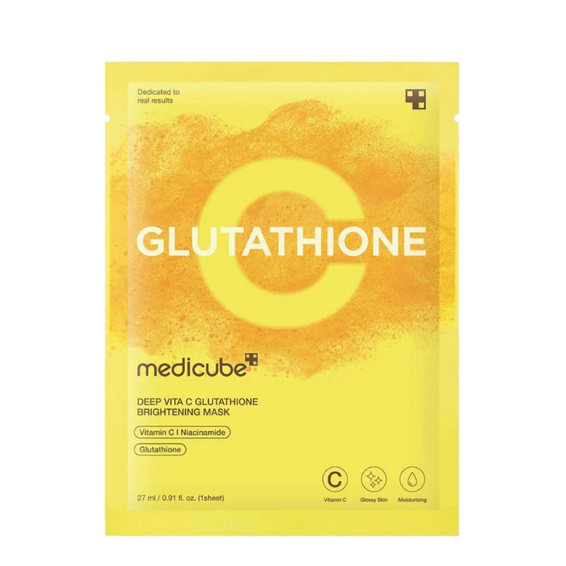MEDICUBEDeepVitaCGlutathioneBrighteningMask | BONIIK Best Korean Beauty Skincare Makeup Store in Australia