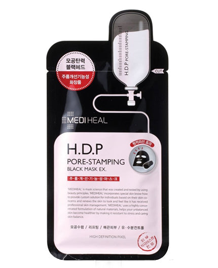 MEDIHEAL H.D.P Pore-Stamping Black Mask EX | MASK | BONIIK