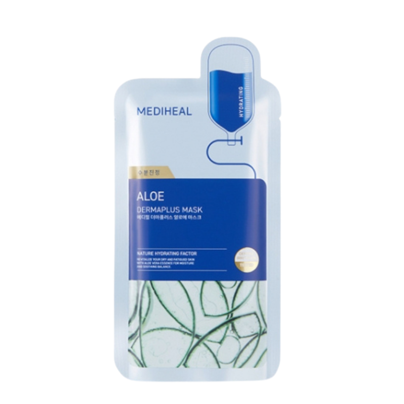 MEDIHEAL DERMAPLUS ALOE MASK | BONIIK Best Korean Beauty Skincare Makeup Store in Australia