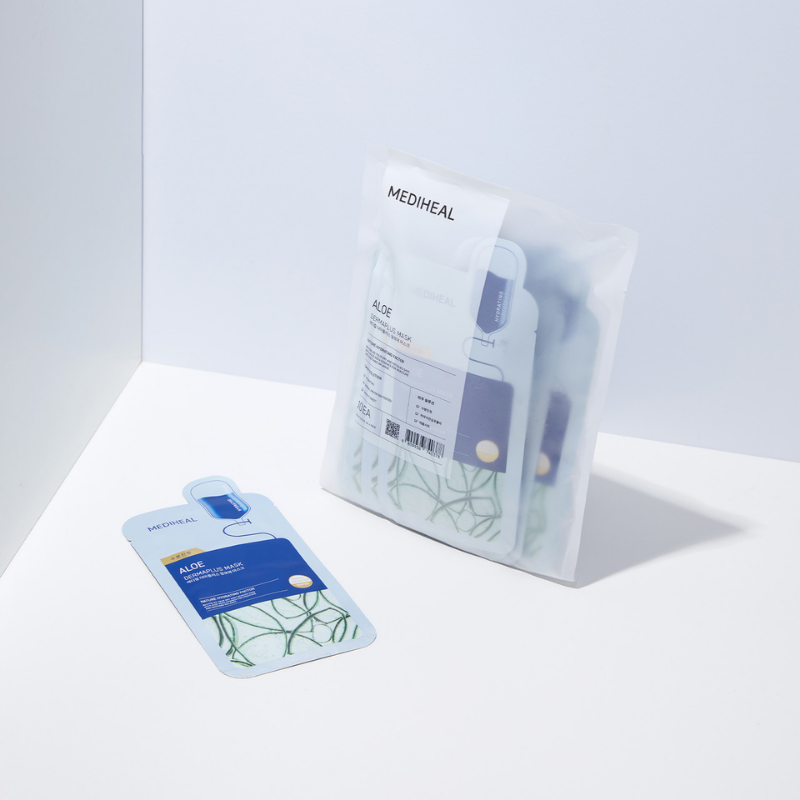 MEDIHEAL DERMAPLUS ALOE MASK | BONIIK Best Korean Beauty Skincare Makeup Store in Australia