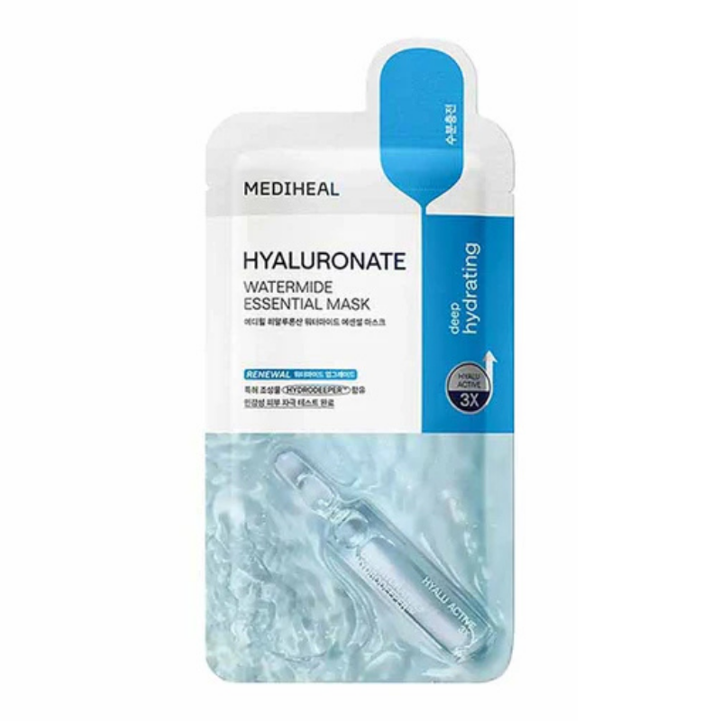 MEDIHEAL Hyaluronate Watermide Essential Mask | BONIIK Best Korean Beauty Skincare Makeup Store in Australia