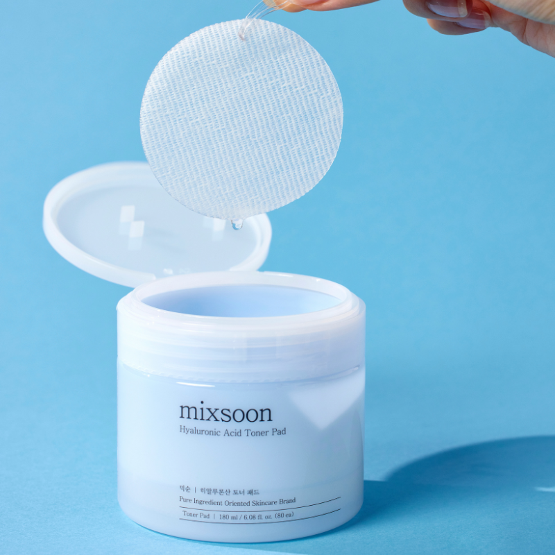 MIXSOON Hyaluronic Acid Toner Pad | BONIIK Best Korean Beauty Skincare Makeup Store in Australia