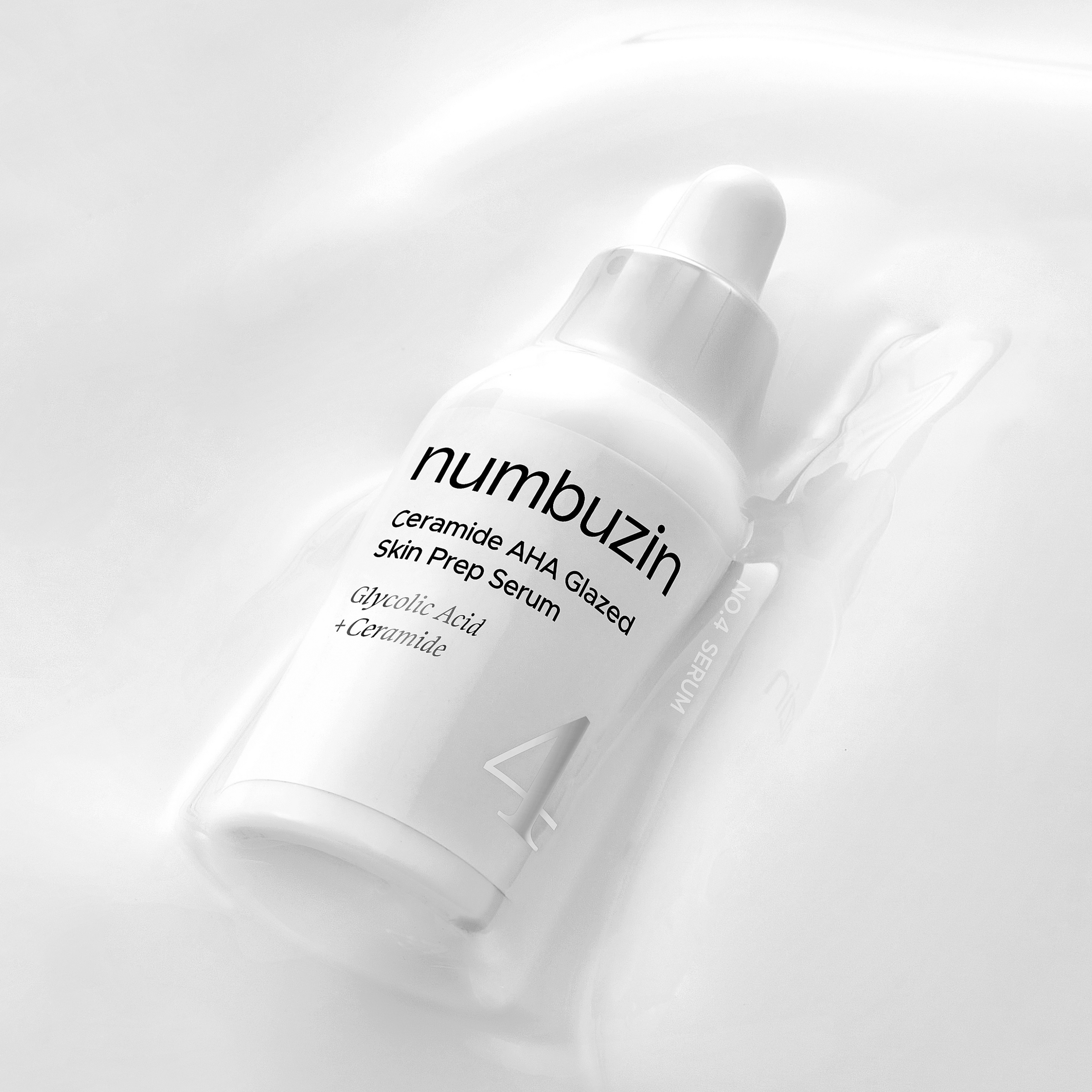 No.4 Ceramide AHA Glazed Skin Prep Serum 30ml