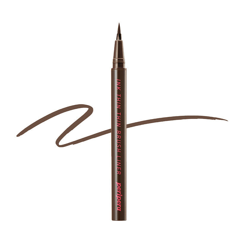 PERIPERA Ink Thin Thin Brush Liner Brown Film | BONIIK