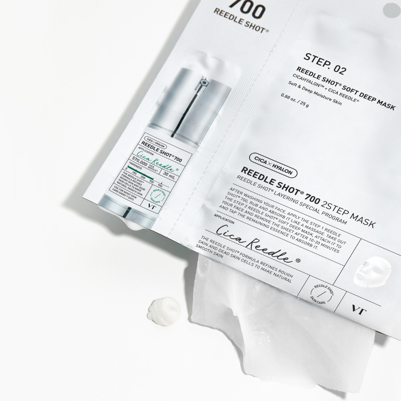 VT REEDLE SHOT 700 2-STEP MASK | BONIIK Best Korean Beauty Skincare Makeup Store in Australia