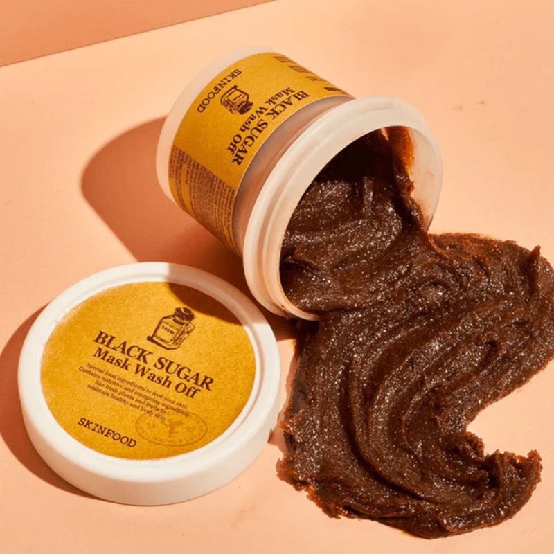 SKINFOOD Black Sugar Mask Wash Off | BONIIK Best Korean Beauty Skincare Makeup Store in Australia