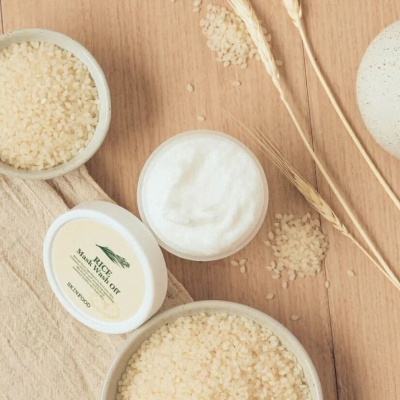 SKINFOOD Rice Mask Wash Off | BONIIK Best Korean Beauty Skincare Makeup Store in Australia