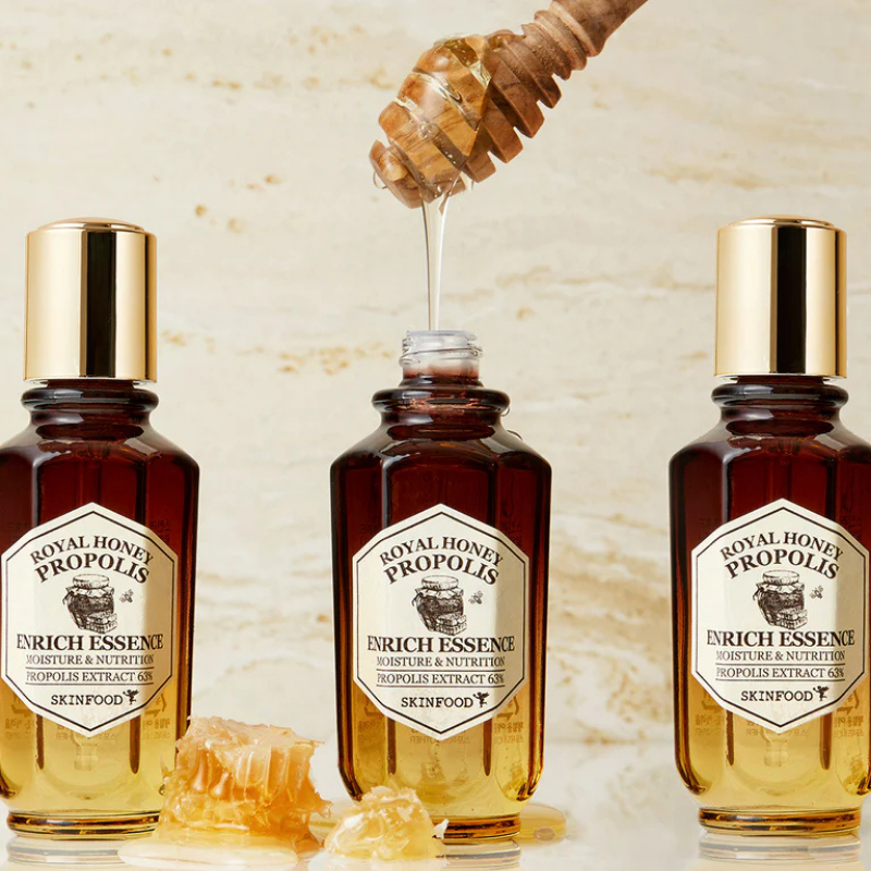 SKINFOOD Royal Propolis Enrich Essence | BONIIK Best Korean Beauty Skincare Makeup Store in Australia
