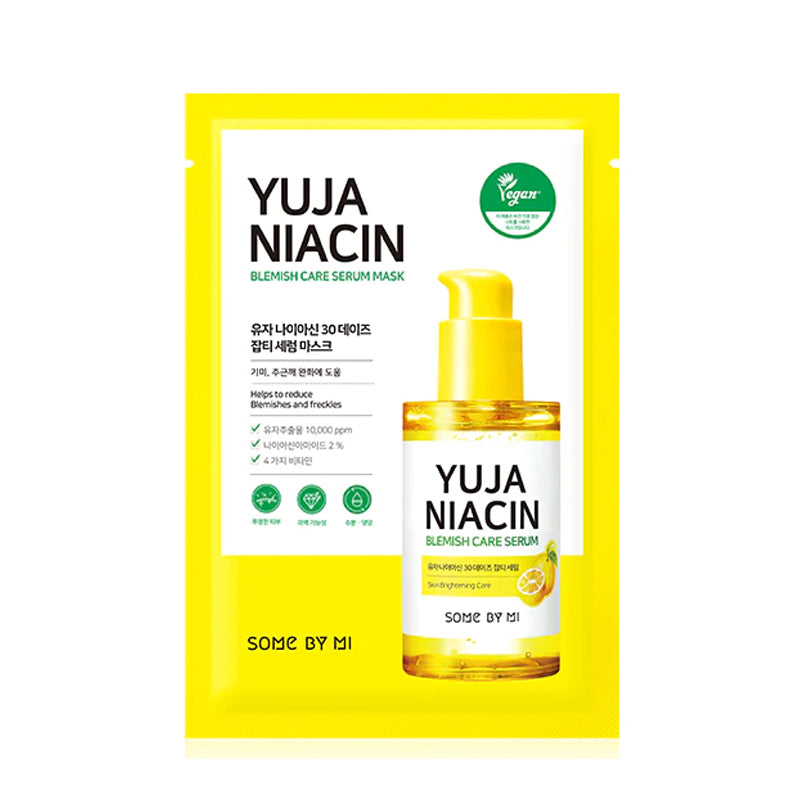 SOME BY MI Yuja Niacin Blemish Care Serum Mask | BONIIK Best Korean Beauty Skincare Makeup in Australia