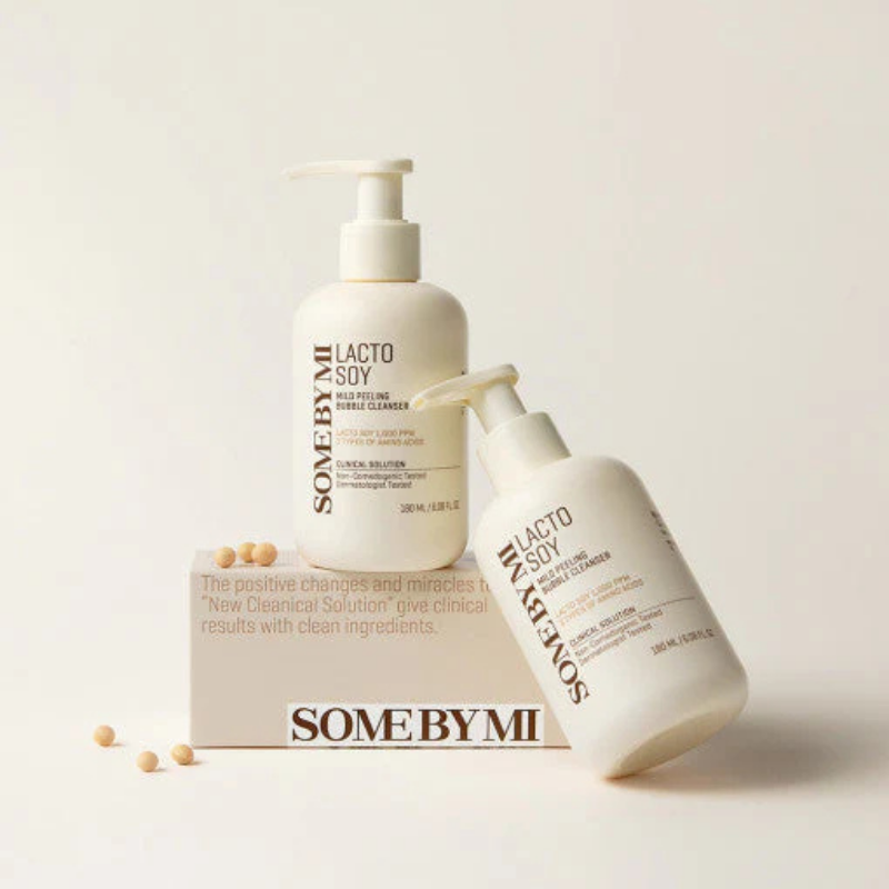 SOME BY MI LACTO SOY MILD BUBBLE PEELING CLEANSER | BONIIK Best Korean Beauty Skincare Makeup Store in Australia