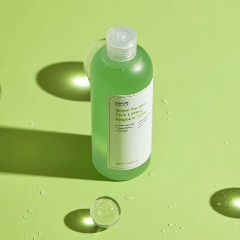 SUNGBOON EDITOR Green Tomato Pore Lifting Ampoule Toner | BONIIK Best Korean Beauty Skincare Makeup Store in Australia