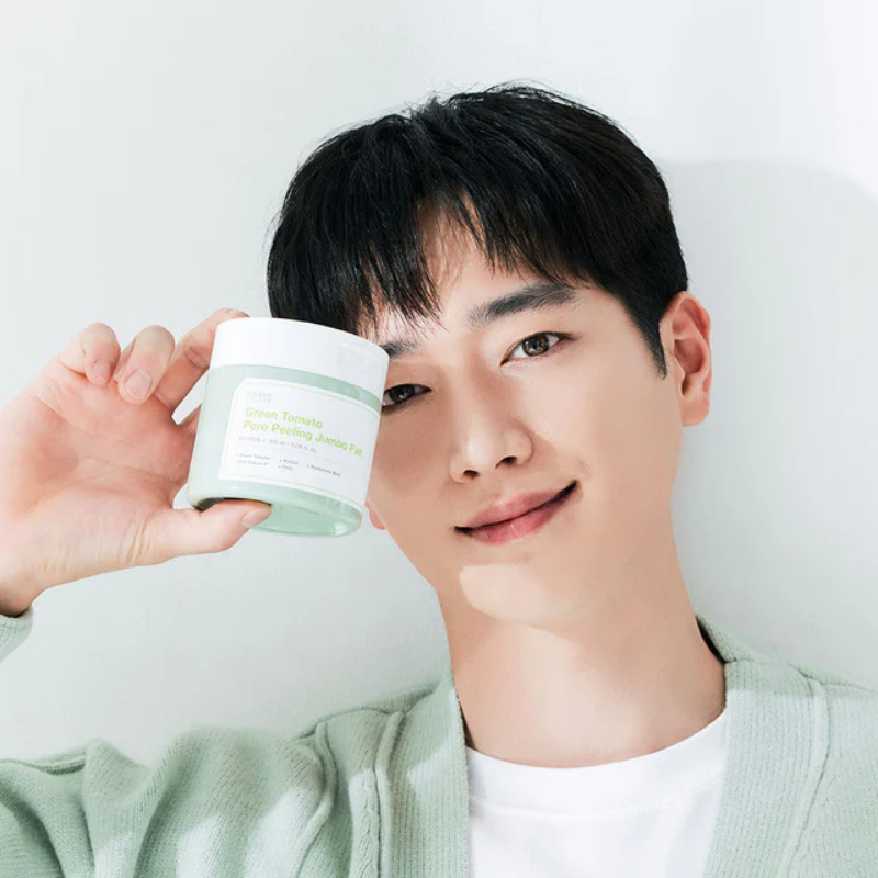 SUNGBOON EDITOR Green Tomato Pore Peeling Jumbo Pad | BONIIK Best Korean Beauty Skincare Makeup Store in Australia