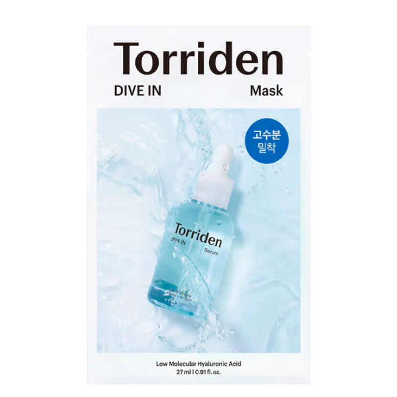 TORRIDEN DIVE IN Low Molecular Hyaluronic Acid Mask | BONIIK Best Korean Beauty Skincare Makeup Store in Australia