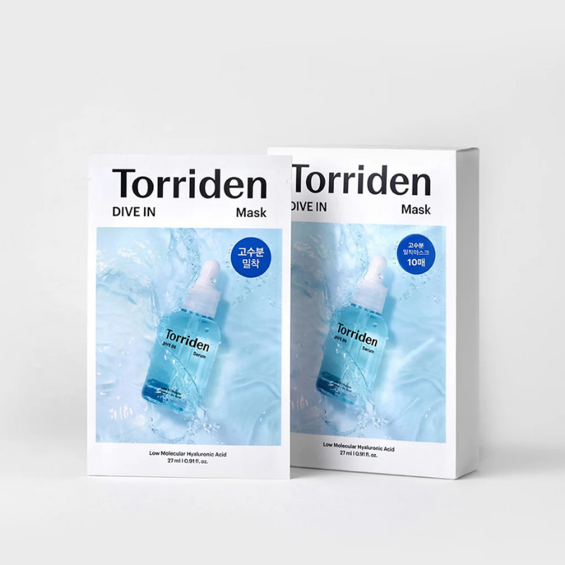 TORRIDEN DIVE IN Low Molecular Hyaluronic Acid Mask | BONIIK Best Korean Beauty Skincare Makeup Store in Australia