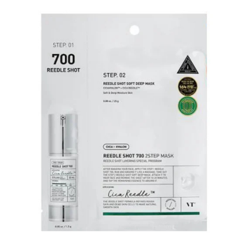 VT REEDLE SHOT 700 2-STEP MASK | BONIIK Best Korean Beauty Skincare Makeup Store in Australia