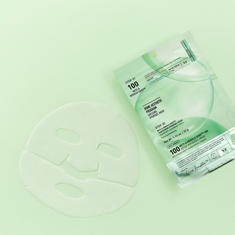 VT RETI-A REEDLE SHOT 100 2 STEP HYDROGEL MASK | BONIIK Best Korean Beauty Skincare Makeup Store in
