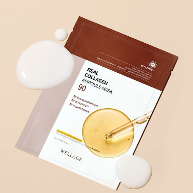 WELLAGE Real Collagen Ampoule Mask | BONIIK Best Korean Beauty Skincare Makeup Store in Australia