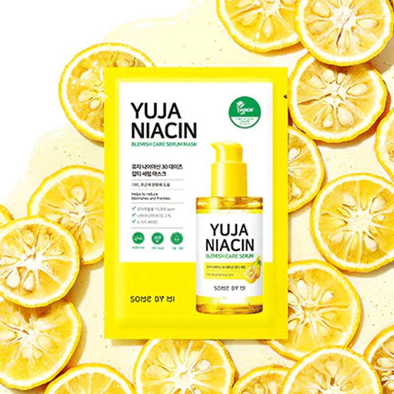 SOME BY MI Yuja Niacin Blemish Care Serum Mask | Hydrating Mask Sheet | BONIIK Best Korean Beauty Skincare Makeup in Australia