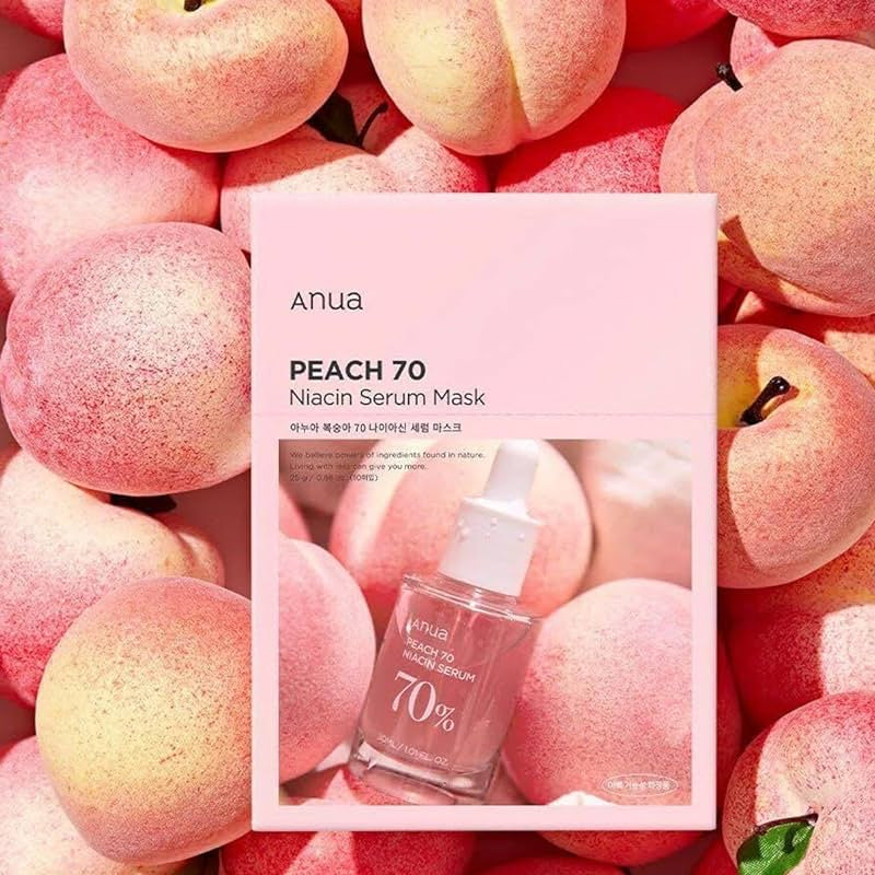 ANUA Peach 70 Niacin Serum Mask | BONIIK Best Korean Beauty Skincare Makeup Store in Australia