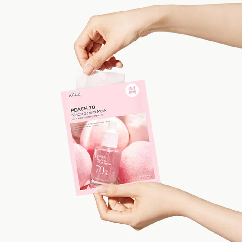 ANUA Peach 70 Niacin Serum Mask | BONIIK Best Korean Beauty Skincare Makeup Store in Australia