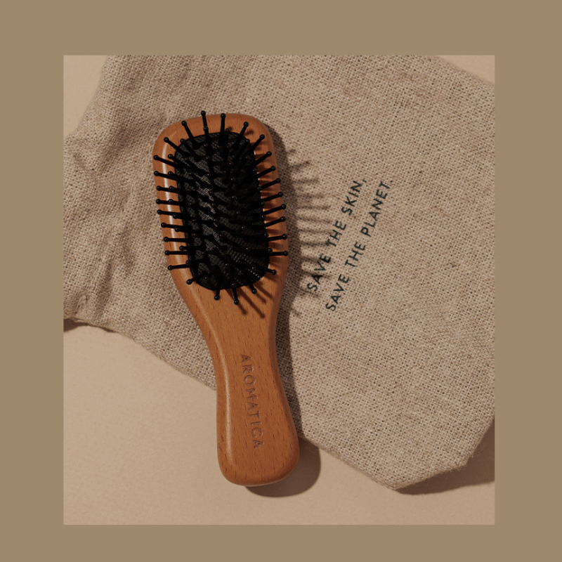 AROMATICA Wooden Scalp Brush | Shop BONIIK K-Beauty Bodycare Tools