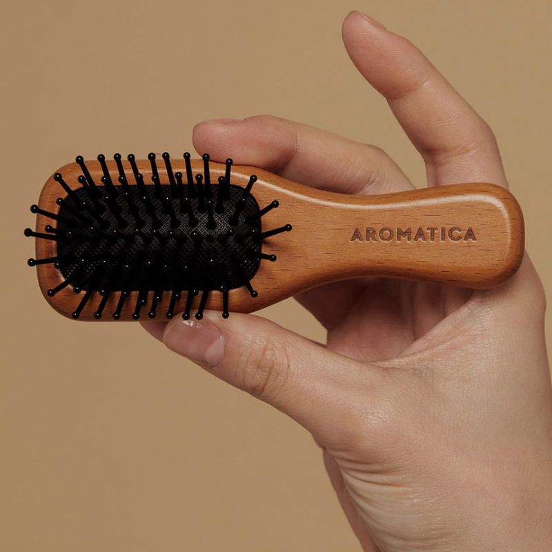 AROMATICA Wooden Scalp Brush | Shop BONIIK K-Beauty Bodycare Tools